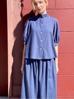 Christine Alcalay - Gretchen Pant - Navy - M/L NWT